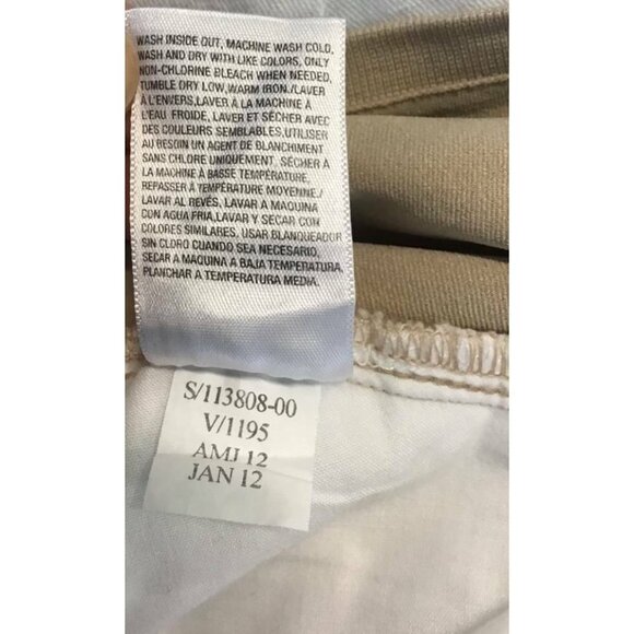 Old Navy Maternity Crop Denim Jeans 14 White Full Panel Stretch Women 2584 - Picture 6 of 6